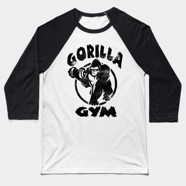 GORILLA GYM Baseball T-Shirt by MuscleTeez